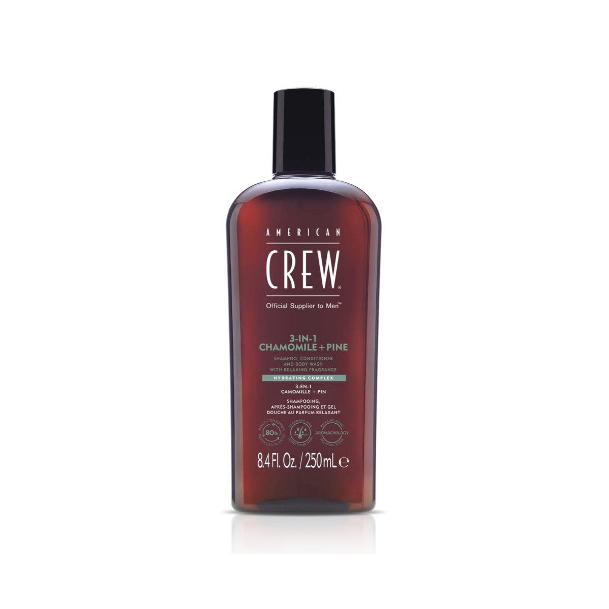 American Crew 3-in-1 Chamomile & Pine Relaxing Shampoo 250ml