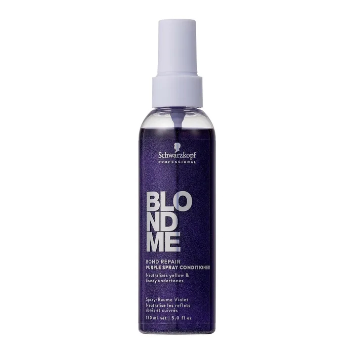 Schwarzkopf BlondMe Bond Repair Purple Spray Conditioner 150ml 