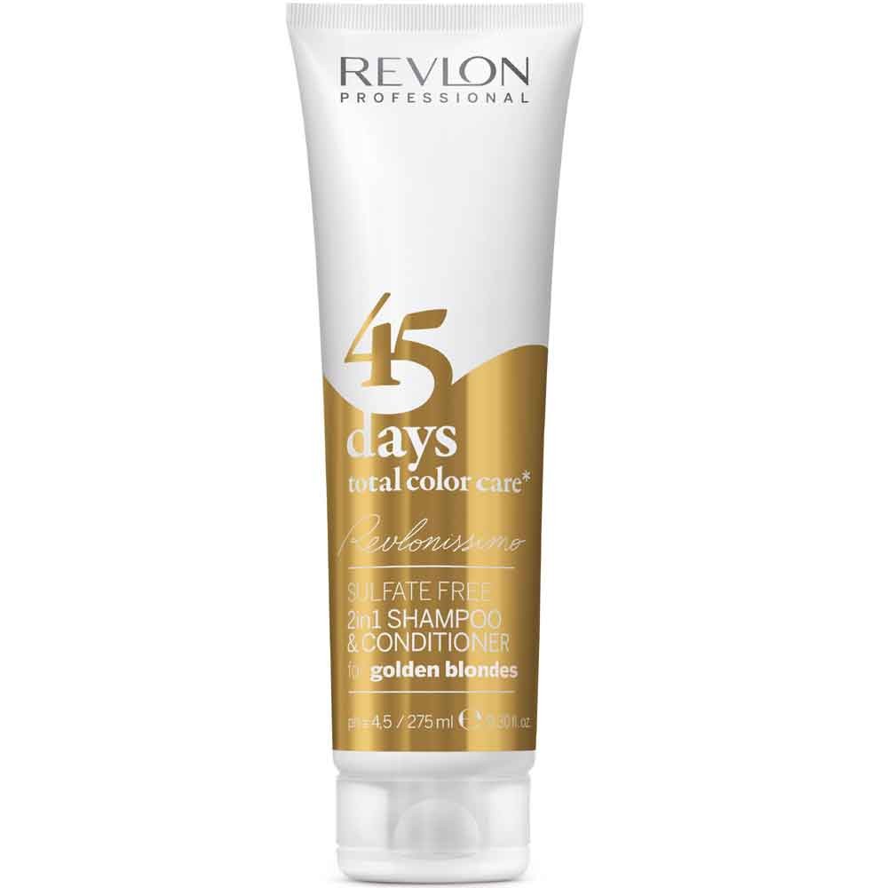 Revlon Professional Revlonissimo 45 Days Golden Blondes 2in1 Shampoo & Conditioner 275ml