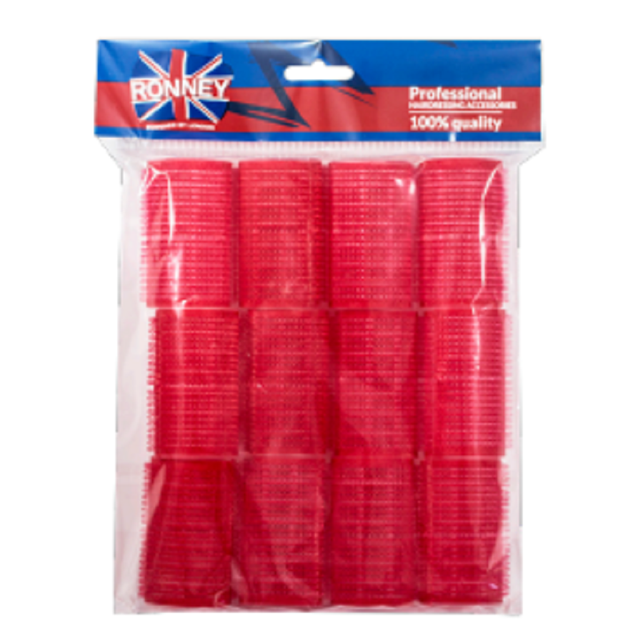 Ronney Professional Velcro Rollers 36/63mm red 12St SALE